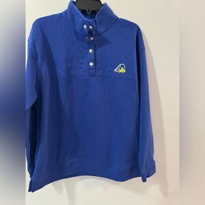Champion Men Blue Apparel Sweatshirt Top L